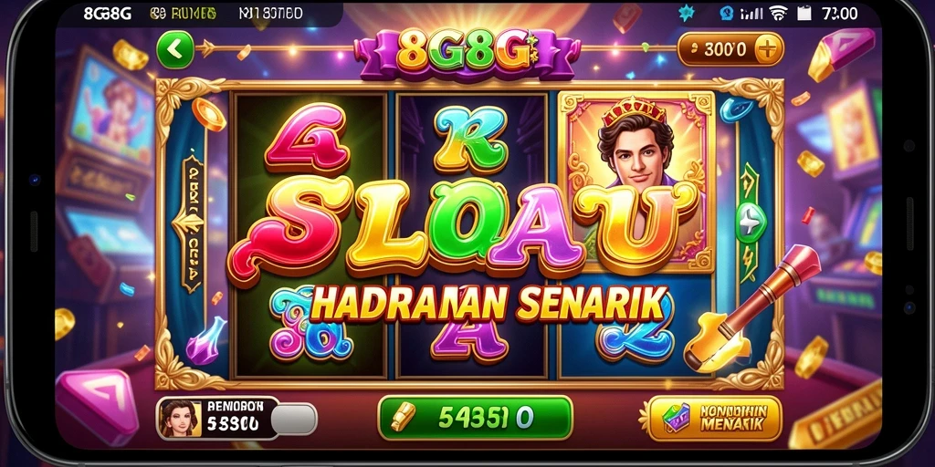 Tampilan permainan Slot 8G8G dengan grafis yang menawan.