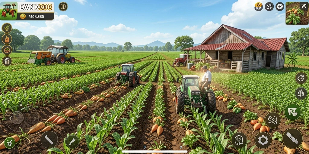 Gameplay seru BANK338 dengan aktivitas berkebun dan merawat hewan.