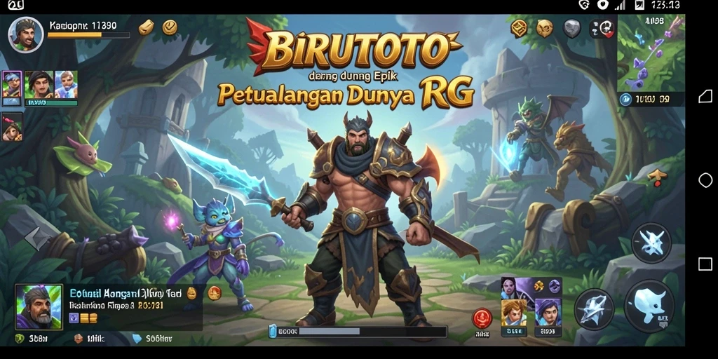 Tampilan gameplay BIRUTOTO yang menegangkan dan penuh petualangan.
