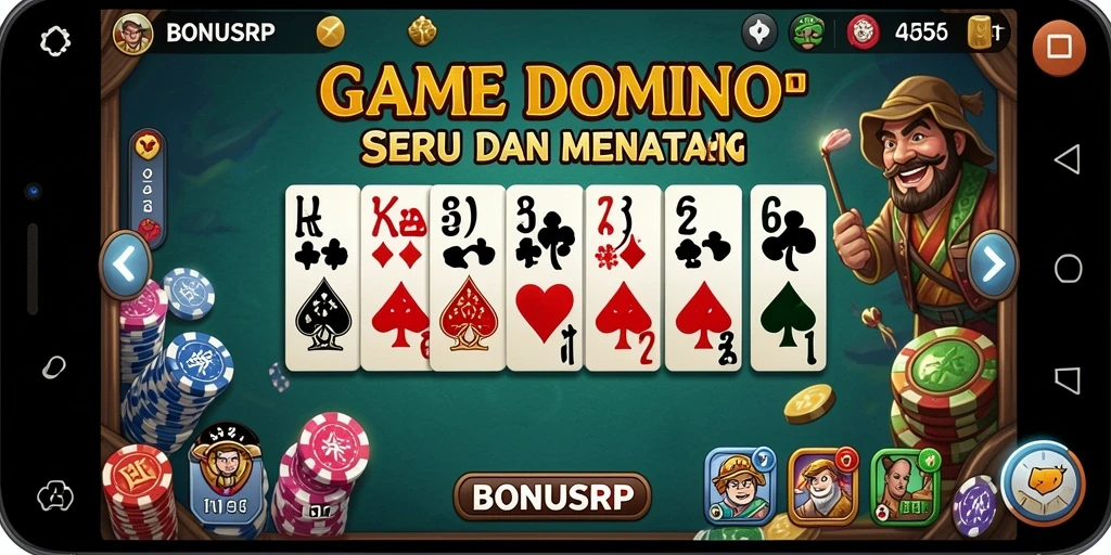 Tampilan gameplay Domino yang menarik dan menghibur.