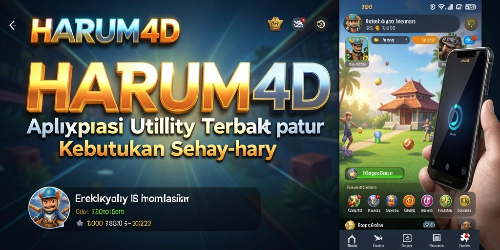 Tampilan antarmuka aplikasi HARUM4D yang modern dan user-friendly.