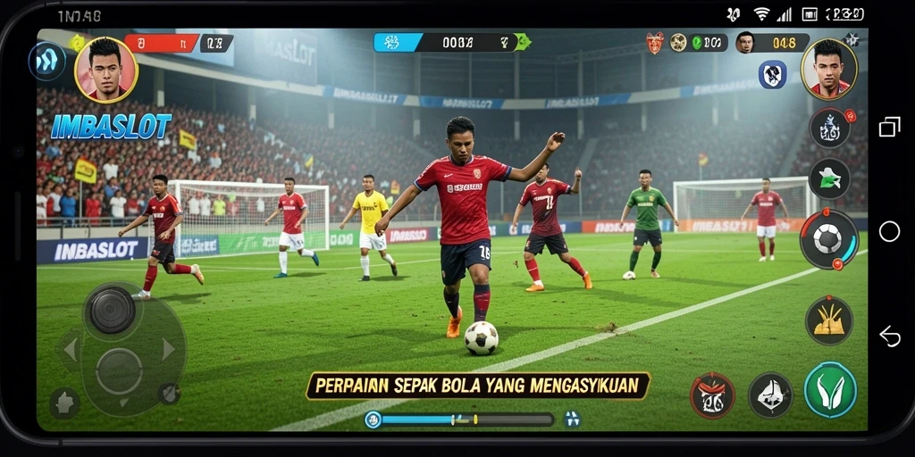 Gameplay seru sepak bola dengan grafis memukau dalam IMBASLOT.