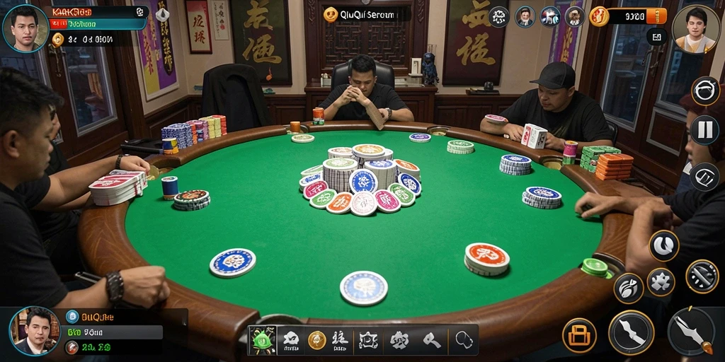 Tampilan gameplay KAKRP yang menarik dan kompetitif.