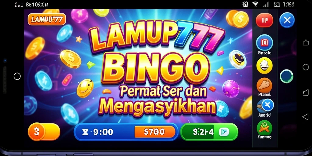 Screenshot utama LAMPU777 menunjukkan sesi permainan bingo yang seru.