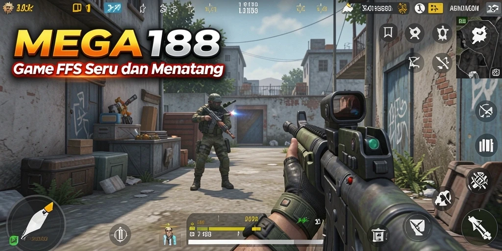 Tampilan menegangkan dari gameplay MEGA188 yang penuh aksi.