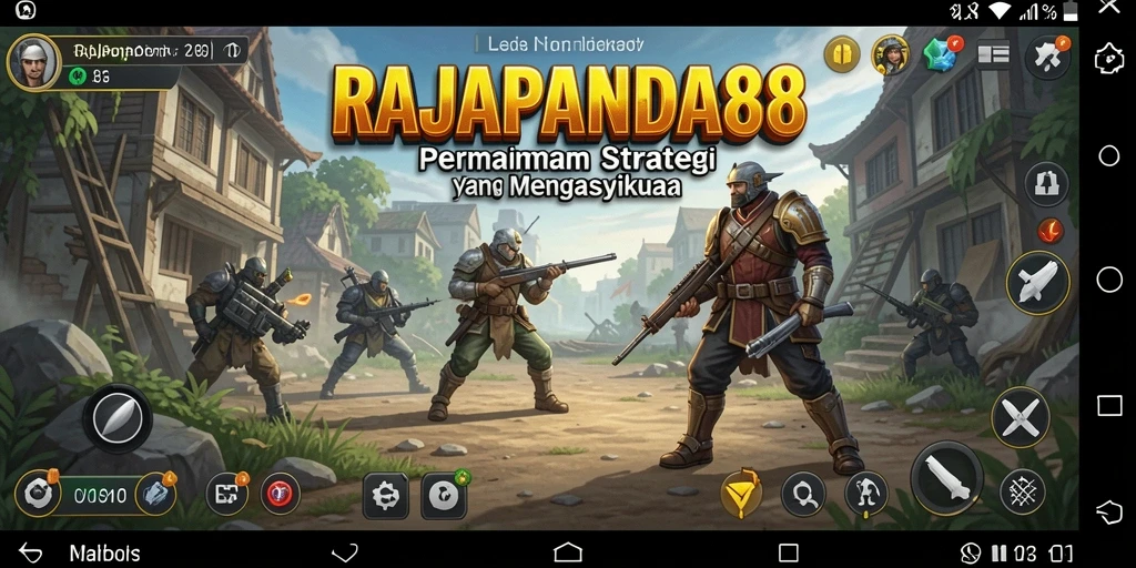 Tampilan gameplay RAJAPANDA88 yang menegangkan dan strategis.