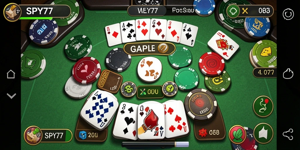 Tampilan gameplay seru SPY77 yang mengasyikkan.