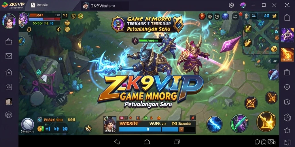 Gameplay seru di ZK9VIP dengan pertarungan antar pemain.